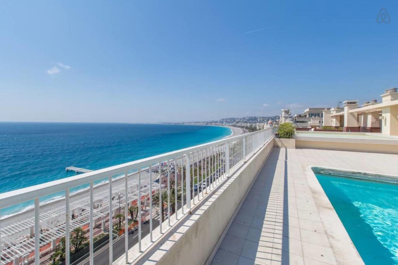 Royal Promenade Pool Terrace With Sea View Leilighet Nice Eksteriør bilde